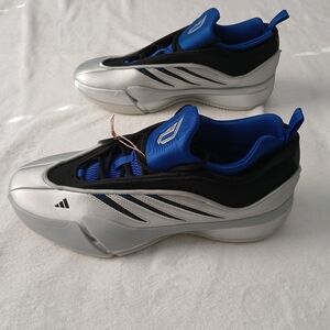 Adidas & Damian Lillard Dame 9 Basketball Shoes Men's Size 11.5 Silver And Blue